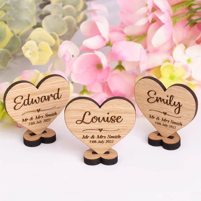 Personalized Wooden Wedding Plaque  Decoration